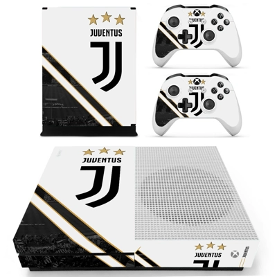 Juventus decal skin for Xbox one S Console and 2 Controllers Juventus decal skin for Xbox one S Console and 2 Controllers