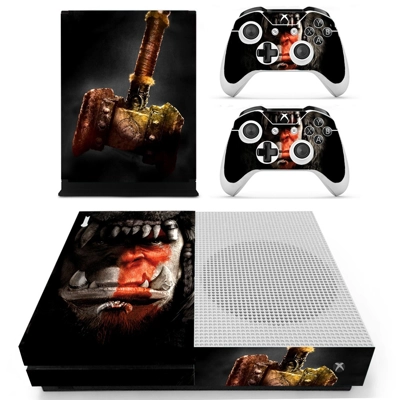 Warcraft decal skin for Xbox one S Console and 2 Controllers Warcraft decal skin for Xbox one S Console and 2 Controllers