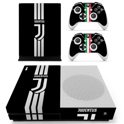 Juventus decal skin for Xbox one S Console and 2 Controllers Juventus decal skin for Xbox one S Console and 2 Controllers