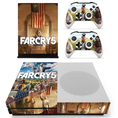 Far Cry 5 decal skin for Xbox one S Console and 2 Controll.. Far Cry 5 decal skin for Xbox one S Console and 2 Controll..