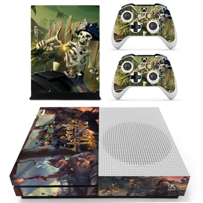 Sea of Thieves decal skin for Xbox one S Console and 2 Con.. Sea of Thieves decal skin for Xbox one S Console and 2 Con..