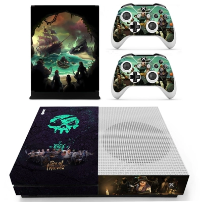 Sea of Thieves decal skin for Xbox one S Console and 2 Con.. Sea of Thieves decal skin for Xbox one S Console and 2 Con..