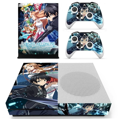 Sword Art Online decal skin for Xbox one S Console and 2 C.. Sword Art Online decal skin for Xbox one S Console and 2 C..