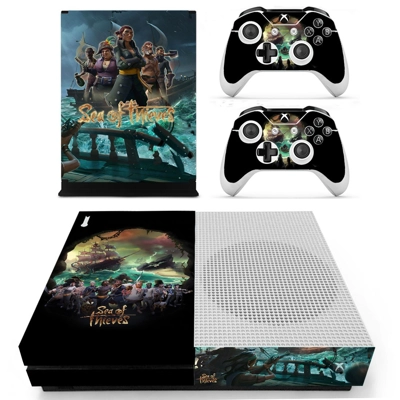 Sea of Thieves decal skin for Xbox one S Console and 2 Con.. Sea of Thieves decal skin for Xbox one S Console and 2 Con..