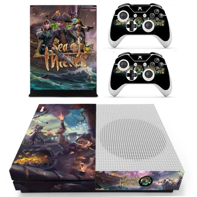 Sea of Thieves decal skin for Xbox one S Console and 2 Con.. Sea of Thieves decal skin for Xbox one S Console and 2 Con..