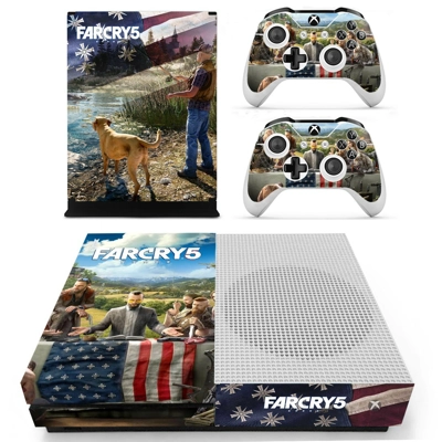 Far Cry 5 decal skin for Xbox one S Console and 2 Controllers
