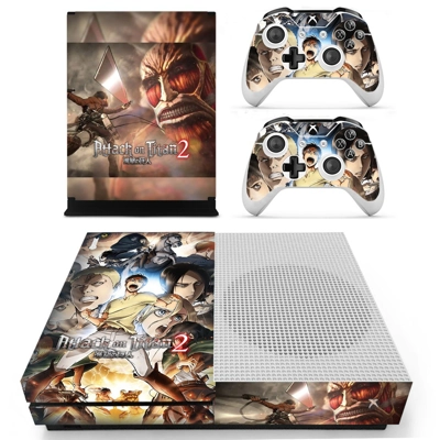 Attack on Titan 2 decal skin for Xbox one S Console and 2 .. Attack on Titan 2 decal skin for Xbox one S Console and 2 ..