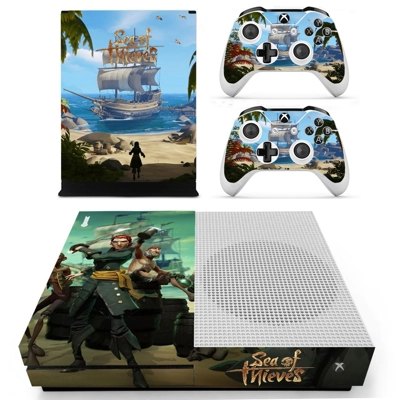 Sea of Thieves decal skin for Xbox one S Console and 2 Con.. Sea of Thieves decal skin for Xbox one S Console and 2 Con..