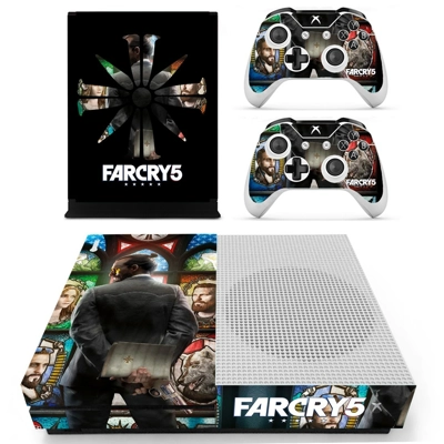 Far Cry 5 decal skin for Xbox one S Console and 2 Controllers