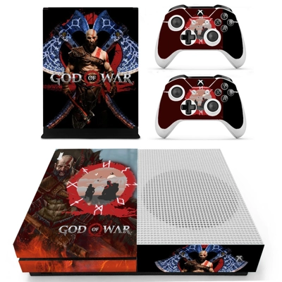 God of War 4 decal skin for Xbox one S Console and 2 Contr.. God of War 4 decal skin for Xbox one S Console and 2 Contr..