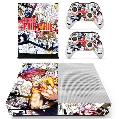 Fairy Tail decal skin for Xbox one S Console and 2 Control.. Fairy Tail decal skin for Xbox one S Console and 2 Control..