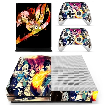 Fairy tail decal skin for Xbox one S Console and 2 Control.. Fairy tail decal skin for Xbox one S Console and 2 Control..