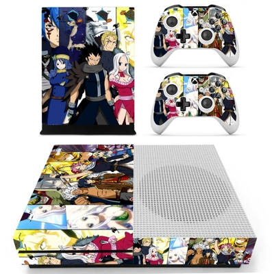 Fairy tail decal skin for Xbox one S Console and 2 Control.. Fairy tail decal skin for Xbox one S Console and 2 Control..