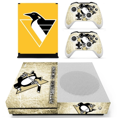 Pittsburgh Penguins decal skin for Xbox one S Console and 2 Controllers