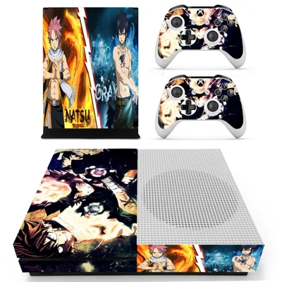 Fairy Tail decal skin for Xbox one S Console and 2 Control.. Fairy Tail decal skin for Xbox one S Console and 2 Control..