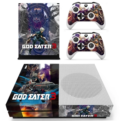 God Eater 3 decal skin for Xbox one S Console and 2 Controllers