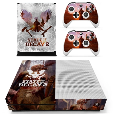 State of Decay 2 decal skin for Xbox one S Console and 2 Controllers