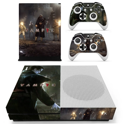 Vampyr decal skin for Xbox one S Console and 2 Controllers