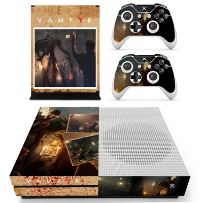 Vampyr decal skin for Xbox one S Console and 2 Controllers Vampyr decal skin for Xbox one S Console and 2 Controllers