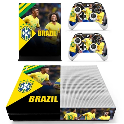 Brazilian Football Confederation decal skin for Xbox one S.. Brazilian Football Confederation decal skin for Xbox one S..