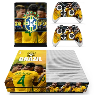 Brazilian Football Confederation decal skin for Xbox one S.. Brazilian Football Confederation decal skin for Xbox one S..