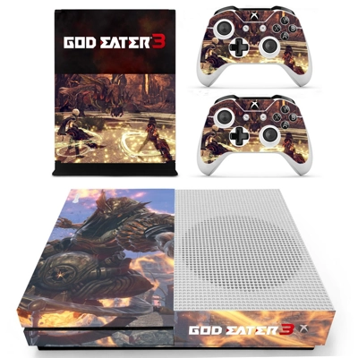 God Eater 3 decal skin for Xbox one S Console and 2 Controllers