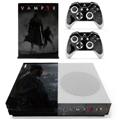 Vampyr decal skin for Xbox one S Console and 2 Controllers Vampyr decal skin for Xbox one S Console and 2 Controllers