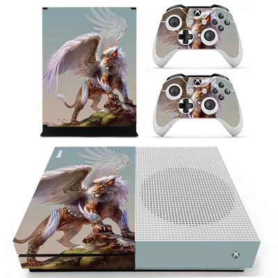 Winged Lion decal skin for Xbox one S Console and 2 Contro.. Winged Lion decal skin for Xbox one S Console and 2 Contro..