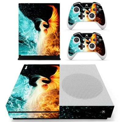 Your Soaring Phoenix decal skin for Xbox one S Console and 2 Controllers