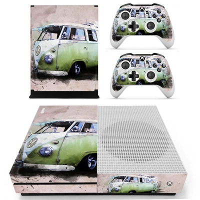 Hippie van wallpaper decal skin for Xbox one S Console and.. Hippie van wallpaper decal skin for Xbox one S Console and..