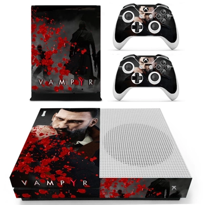 Vampyr decal skin for Xbox one S Console and 2 Controllers Vampyr decal skin for Xbox one S Console and 2 Controllers