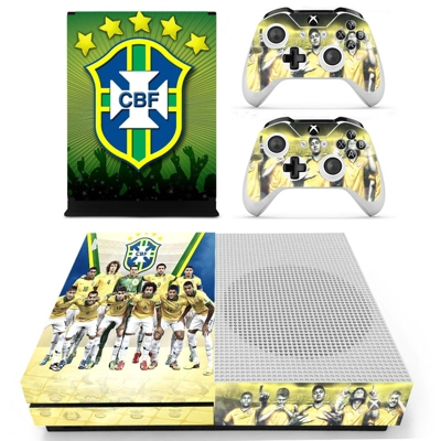 2018 FIFA CBF decal skin for Xbox one S Console and 2 Cont.. 2018 FIFA CBF decal skin for Xbox one S Console and 2 Cont..