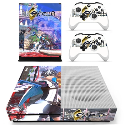Fate Extella decal skin for Xbox one S Console and 2 Contr.. Fate Extella decal skin for Xbox one S Console and 2 Contr..