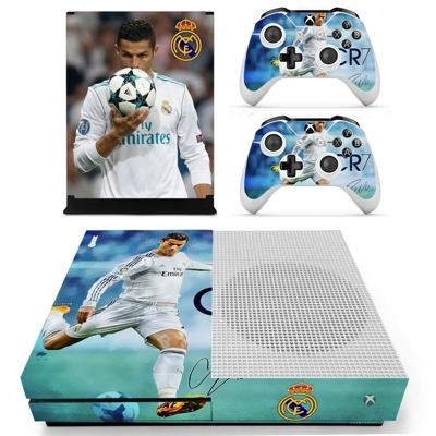 Cristiano Ronaldo decal skin for Xbox one S Console and 2 .. Cristiano Ronaldo decal skin for Xbox one S Console and 2 ..
