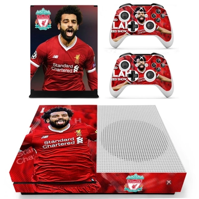 Mohamed Salah decal skin for Xbox one S Console and 2 Cont.. Mohamed Salah decal skin for Xbox one S Console and 2 Cont..