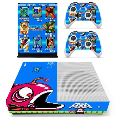 Mega Man 2 decal skin for Xbox one S Console and 2 Control.. Mega Man 2 decal skin for Xbox one S Console and 2 Control..