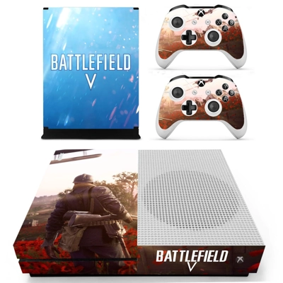 Battlefield 5 decal skin for Xbox one S Console and 2 Cont.. Battlefield 5 decal skin for Xbox one S Console and 2 Cont..