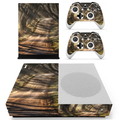 Dark Hedges decal skin for Xbox one S Console and 2 Contro.. Dark Hedges decal skin for Xbox one S Console and 2 Contro..
