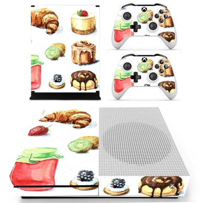 Fast food decal skin for Xbox one S Console and 2 Controllers