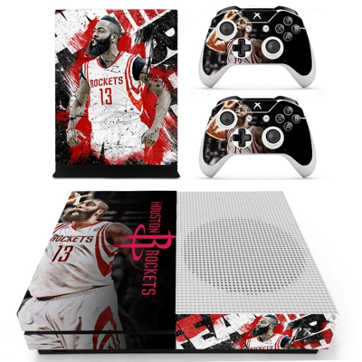 Houston Rockets decal skin for Xbox one S Console and 2 Co.. Houston Rockets decal skin for Xbox one S Console and 2 Co..