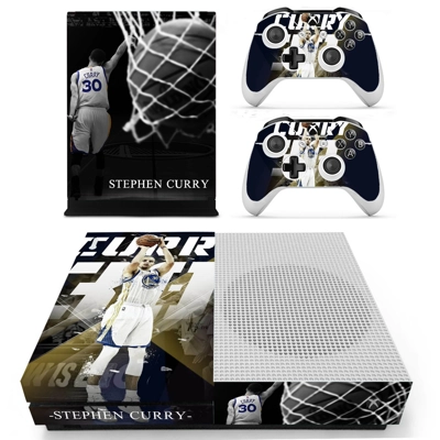 Stephen Curry decal skin for Xbox one S Console and 2 Cont.. Stephen Curry decal skin for Xbox one S Console and 2 Cont..