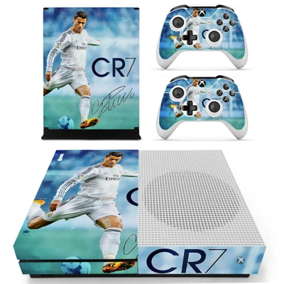 Cristiano Ronaldo decal skin for Xbox one S Console and 2 .. Cristiano Ronaldo decal skin for Xbox one S Console and 2 ..