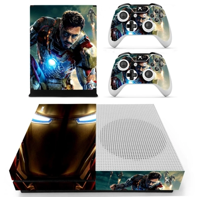 Iron Man decal skin for Xbox one S Console and 2 Controllers Iron Man decal skin for Xbox one S Console and 2 Controllers