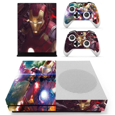 Iron Man decal skin for Xbox one S Console and 2 Controllers Iron Man decal skin for Xbox one S Console and 2 Controllers