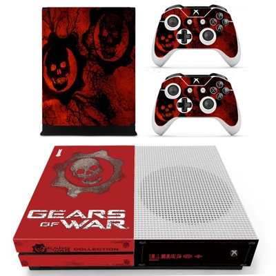 Gears of War decal skin for Xbox one S Console and 2 Contr.. Gears of War decal skin for Xbox one S Console and 2 Contr..
