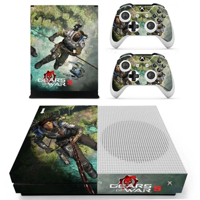 Gears of War 5 decal skin for Xbox one S Console and 2 Con.. Gears of War 5 decal skin for Xbox one S Console and 2 Con..
