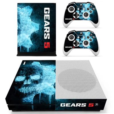 Gears 5 decal skin for Xbox one S Console and 2 Controllers Gears 5 decal skin for Xbox one S Console and 2 Controllers