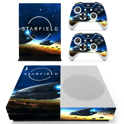 Starfield decal skin for Xbox one S Console and 2 Controll.. Starfield decal skin for Xbox one S Console and 2 Controll..