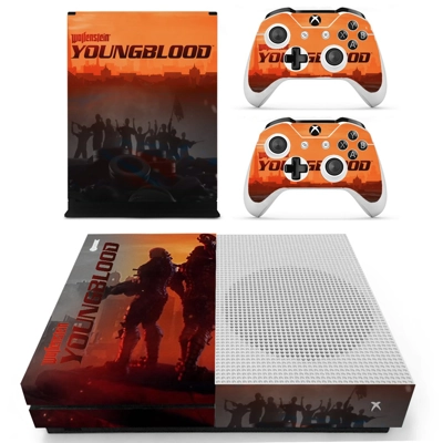 Wolfenstein youngblood decal skin for Xbox one S Console a.. Wolfenstein youngblood decal skin for Xbox one S Console a..