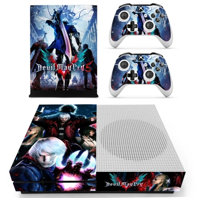 Devil May Cry 5 decal skin for Xbox one S Console and 2 Co.. Devil May Cry 5 decal skin for Xbox one S Console and 2 Co..